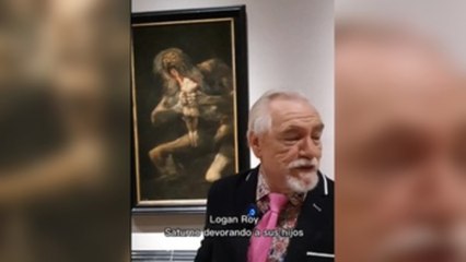 Brian Cox ante el Saturno de Goya en el Prado: "Es el cuadro que me describe"