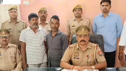 सरगना सहित दो अंतर्जनपदीय शातिर चोर गिरफ्तार, असलाह-बारूद सहित माल बरामद