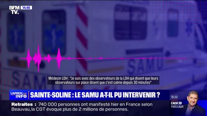 Sainte-Soline: le Samu a-t-il pu intervenir?