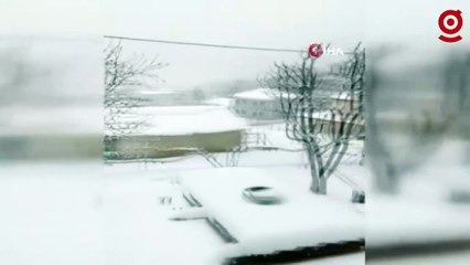 Bursa'nın dağ köyleri kar altında kaldı