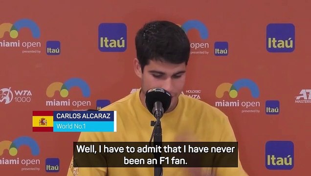 I've become an F1 fan because of Fernando Alonso - Carlos Alcaraz