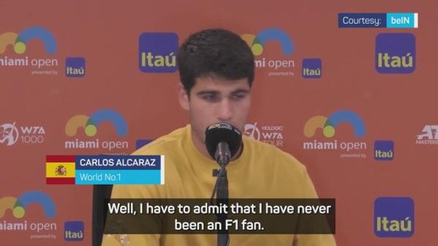 I've become an F1 fan because of Fernando Alonso - Carlos Alcaraz