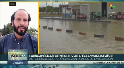 Autoridades peruanas realizan planes de evacuación