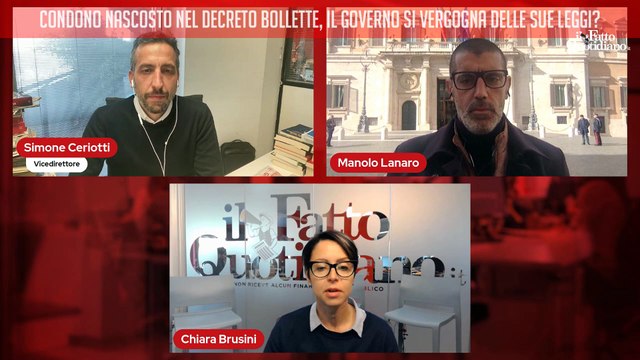 Condono nascosto nel decreto bollette, il governo si vergogna delle sue leggi?