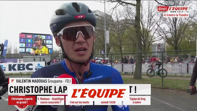 Madouas : «Un petit peu de déception» - Cyclisme - A travers la Flandre