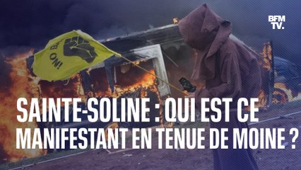 Qui est le manifestant en tenue de moine aperçu lors du rassemblement à Sainte-Soline?
