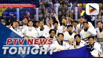 Pres. Ferdinand R. Marcos Jr. congratulates PH Men’s Ice Hockey team