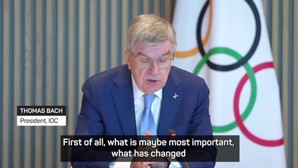 IOC president open to return of Russian and Belarusian athletes