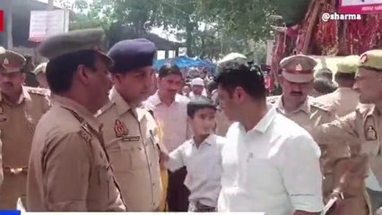 गाज़ियाबाद : एडिशनल पुलिस आयुक्त ने मेले का लिया जायजा, कहा व्यवस्थाओं में ना हो कोताही