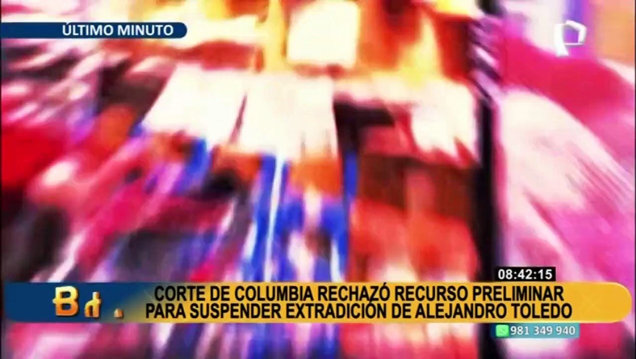 Alejandro Toledo: Jueza de EEUU rechaza demanda para frenar extradición