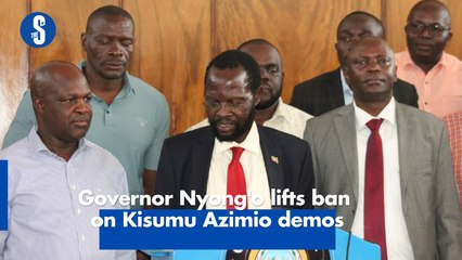 Governor Nyong'o lifts ban on Kisumu Azimio demos