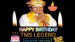 HAPPY BIRTHDAY TO TMS LEGEND  VOL 61 SINGAPORE TMS FANS  M THIRAVIDA SELVAN SINGAPORE