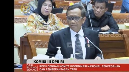 Mahfud MD 'Dikeroyok' Interupsi Saat Sidang hingga Sebut Kasus Sambo #shorts