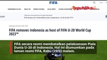 FIFA Batal Tunjuk Indonesia Jadi Tuan Rumah Piala Dunia U-20