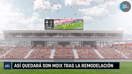 Así quedará Son Moix tras la remodelación