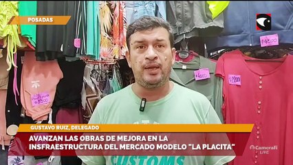Avanzan las obras de infraestructura en el mercado modelo La Placita