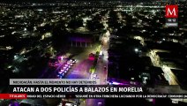 En Morelia, civiles armados atacan y hieren de gravedad a dos policías