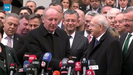 Muharrem İnce, Kılıçdaroğlu’nu böyle uğurladı:  "Ayağınıza sağlık, hoş geldiniz, güle güle!"