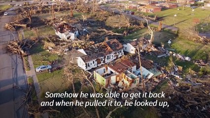 Giant refrigerator saves nine lives in tornado-hit US town