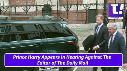 Prince Harry Appear In A Hearing Against The Daily Mail Editor