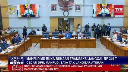 Buka-bukaan soal Transaksi Janggal Rp349 T, Ini Momen Mahfud Cecar Komisi III DPR!