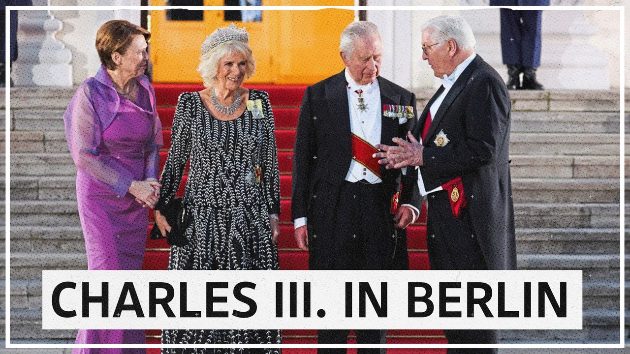 Jubel in Berlin zum Start des Staatsbesuchs von Charles und Camilla