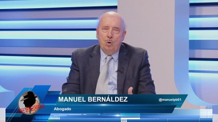 MANUEL BERNÁLDEZ: a quién es mandamos a poner en orden Cataluña los castigamos, pero los delincuentes les dejamos hacer lo que quieran