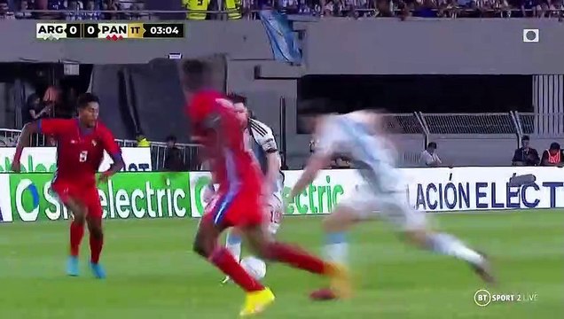 ملخص مباراة الارجنتين وبنما (2-0) مباراة ودية