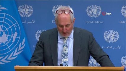 BM Sözcüsü Dujarric: "Türkiye'ye 900 bin litre içme suyu gönderdik"