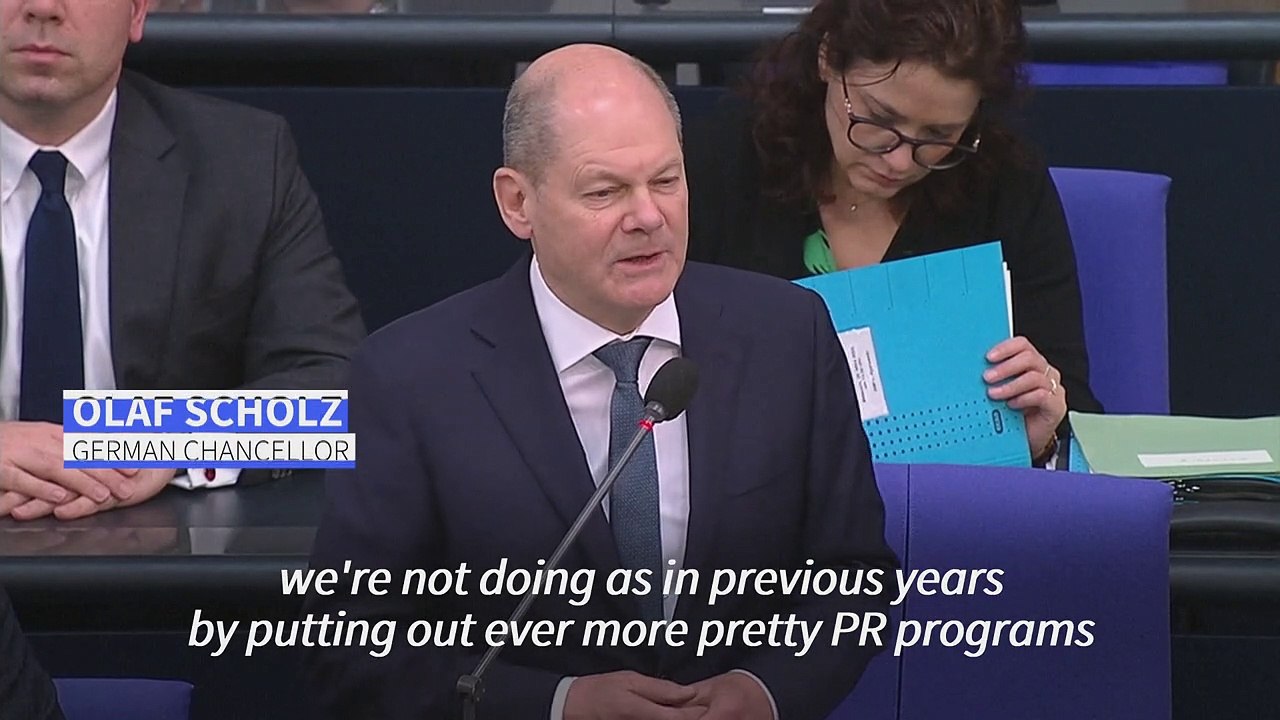 Germany's Scholz denies CDU accusations of weakening climate law