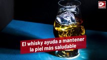 El whisky ayuda a mantener la piel saludable