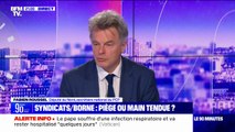 Fabien Roussel, secrétaire national du PCF, sur l'entretien entre Élisabeth Borne et les syndicats: 