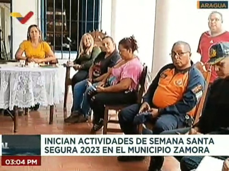 Aragua | Inician actividades de Semana Santa Segura 2023 en el mcpio. Zamora
