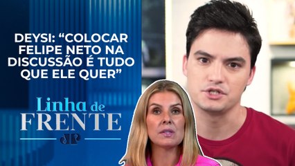 Cioccari sobre Felipe Neto: “Ele não faz parte do debate público” | LINHA DE FRENTE