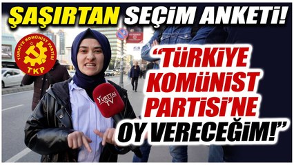 Şaşırtan seçim anketi! "Türkiye Komünist Partisi'ne oy vereceğim!"
