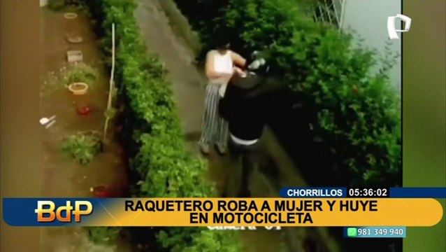 SJL: Mujer es asaltada pese a que intentó esconderse de raqueteros