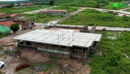 Obra de construção do CRAS de Monte Horebe segue em ritmo acelerado