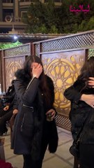 ظهور المطربة شذى بعد تصريحتها ضد شاكوش في عزاء والد الملحن محمد رحيم