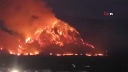 Tayland'da yıldırım düşmesi sonucu milli parkta yangın çıktı