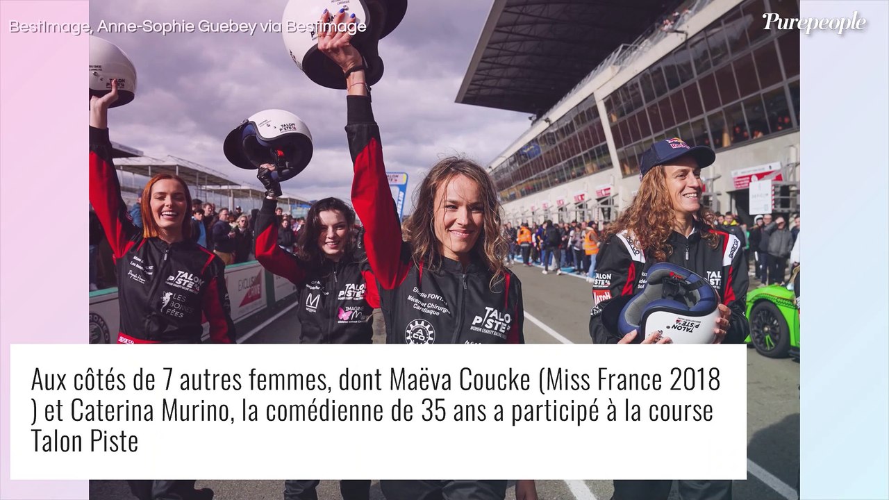 Elodie Fontan, pilote de charme : course effrénée et gros bolides pour la bonne cause !