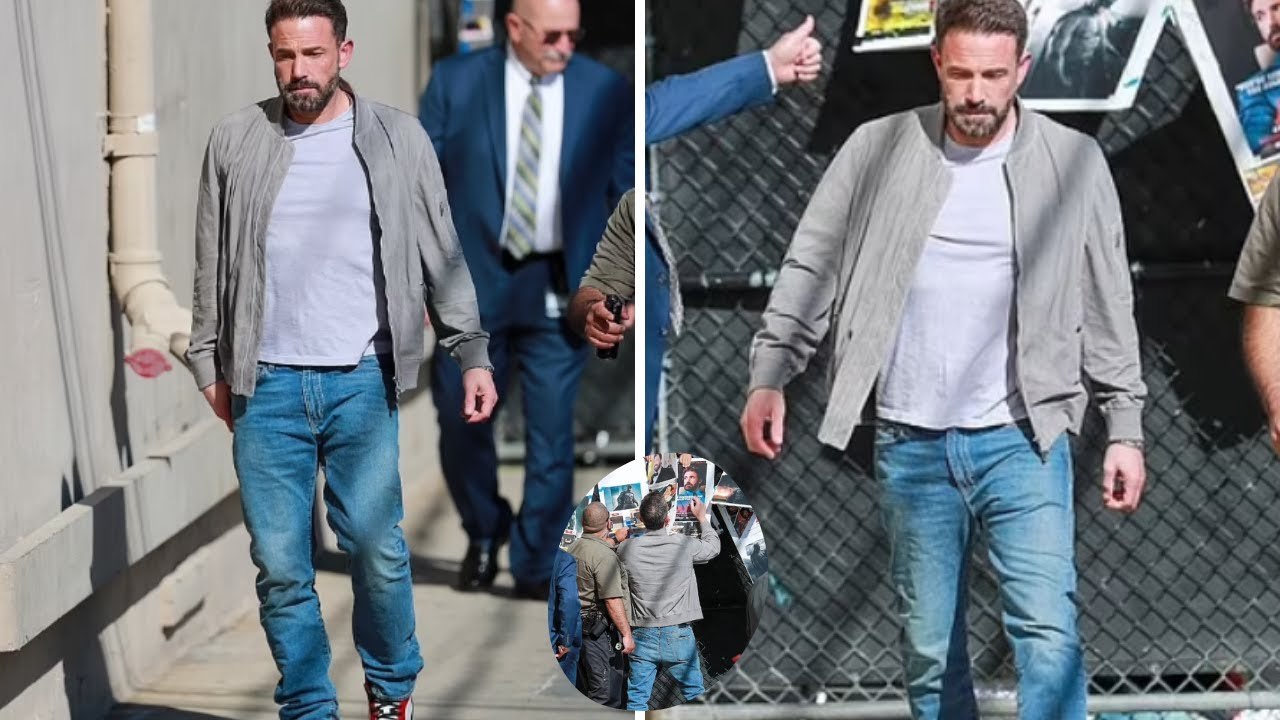 Ben Affleck looked stylish on Tuesday when he arrived at Jimmy Kimmel.