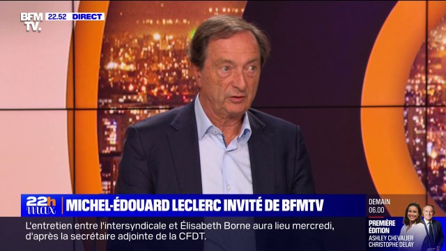 Michel-Édouard Leclerc: En 18 mois, on va avoir 22-23% d'inflation sur l'alimentaire, sur les produits de grande consommation