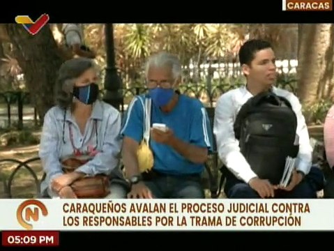 Pueblo caraqueño expresa su opinión sobre la lucha del Pdte. Maduro contra la corrupción
