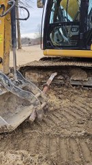 Innovative Way To Clean An Excavators Tracks