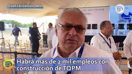 Habrá más de 2 mil empleos con construcción de Terminal Química Puerto México