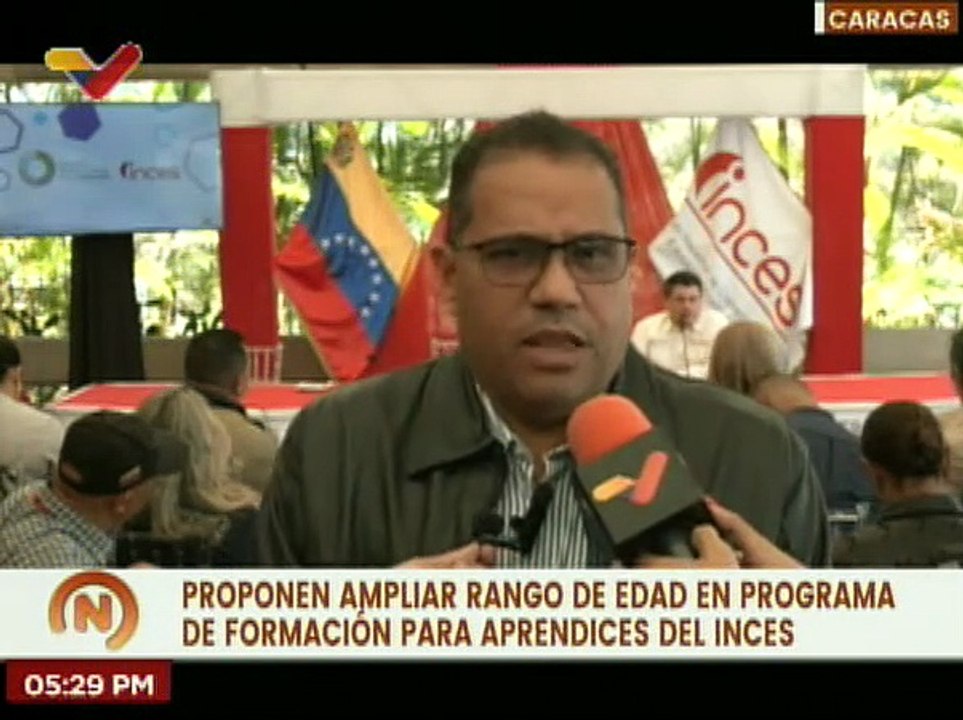 INCES entregó a la AN propuesta para ampliar rango de edad del programa de formación