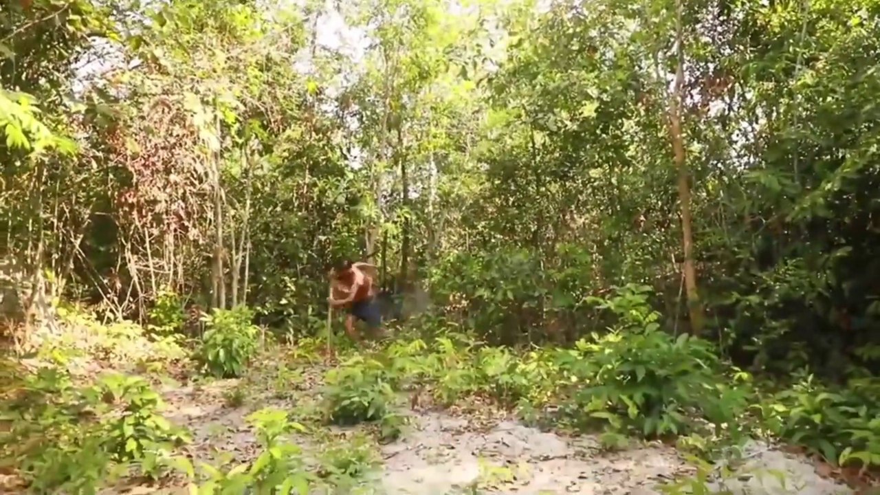 100 Days Building A Modern Underground Hut With A Grass Roof And A Swimming Pool