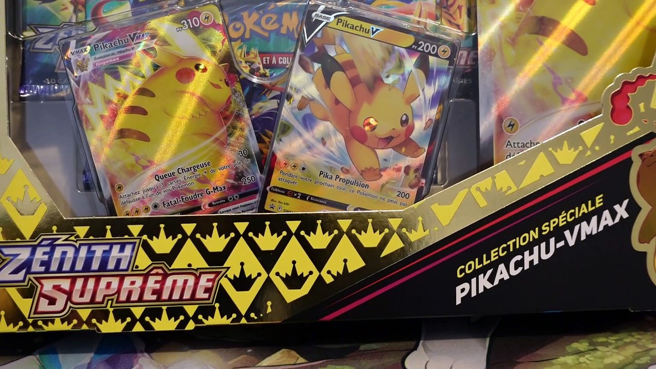 Coffret Rare OÙ Trouver Le Coffret PokÉmon Pikachu Vmax Collection De ZÉnith SuprÊme Prix