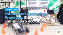 Estudiantes ganan Expo Proyectos Emprendedores con su carro ecológico