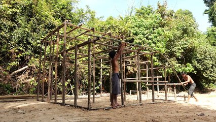 26Days Building House with Decoration Underground Living Room